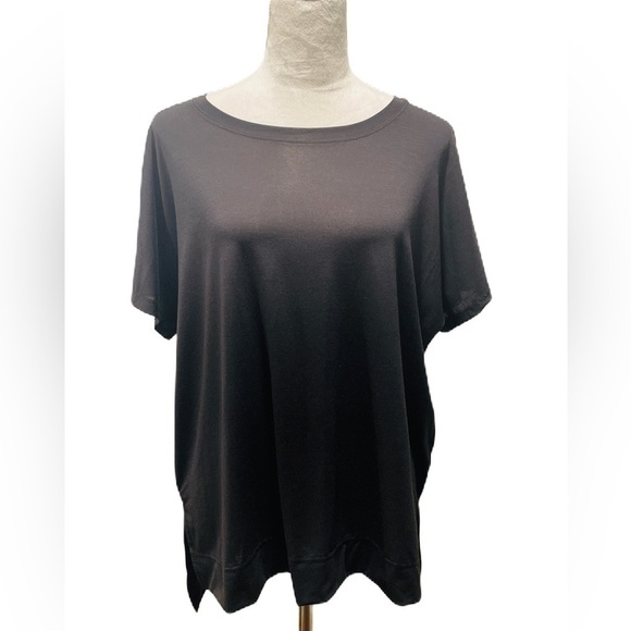 All In Motion Women Active Short Sleeve Slit Hem Top Large Size - Picture 5 of 15